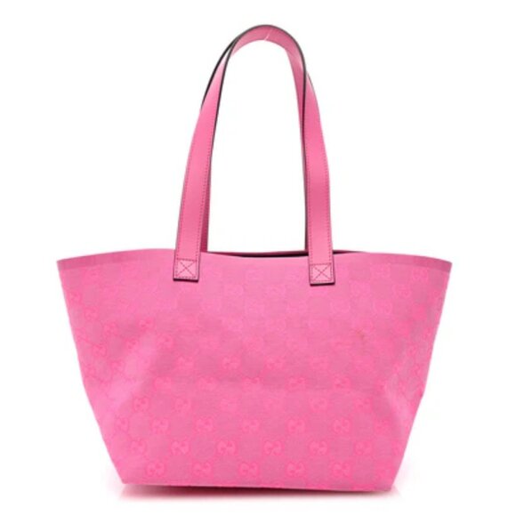 Gucci Handbags - NEW GUCCI Supreme Totissima GG Logo Small Canvas Tote Pink
